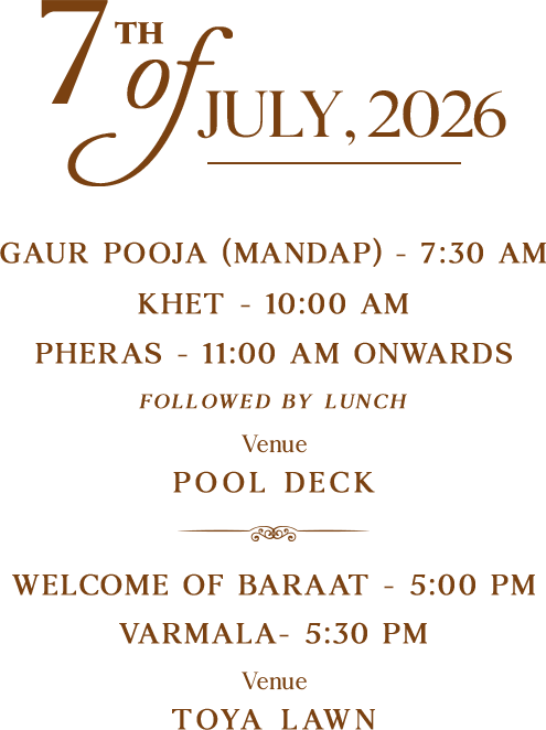 Pheras schedule
